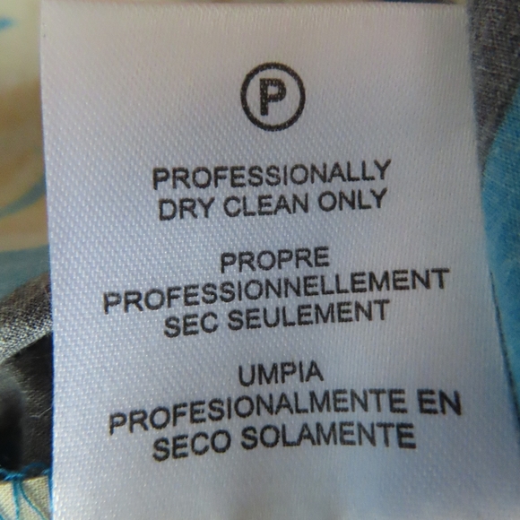 anthropologie petites DHRUV KAPOOR COBALT BLUE FLORAL SHIRT, SIZE XSP NWT - Picture 5 of 7